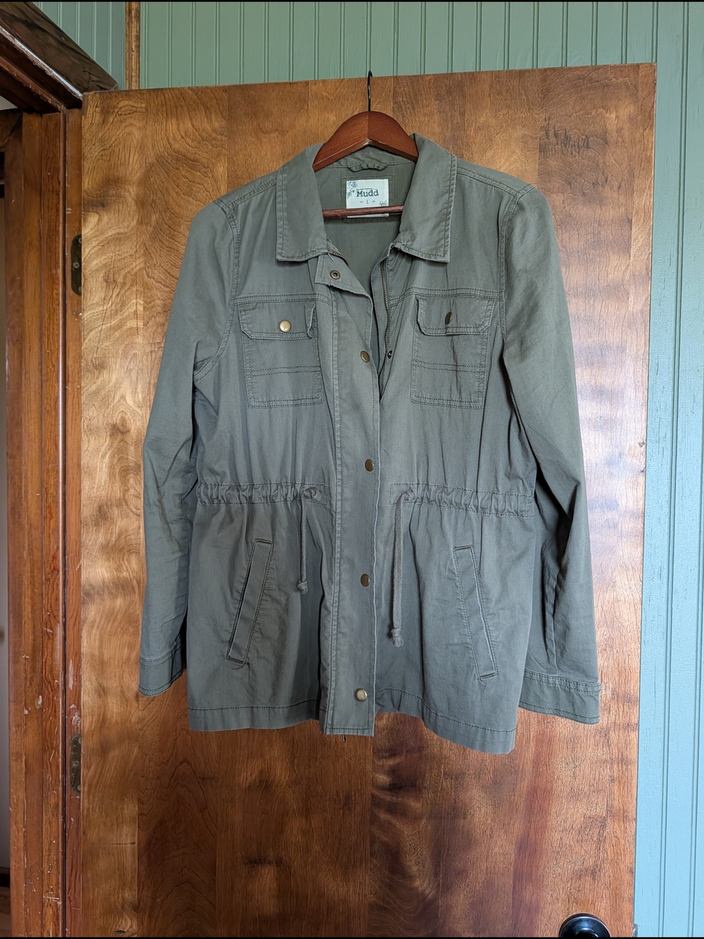 Mudd Women’s Olive Utility Jacket